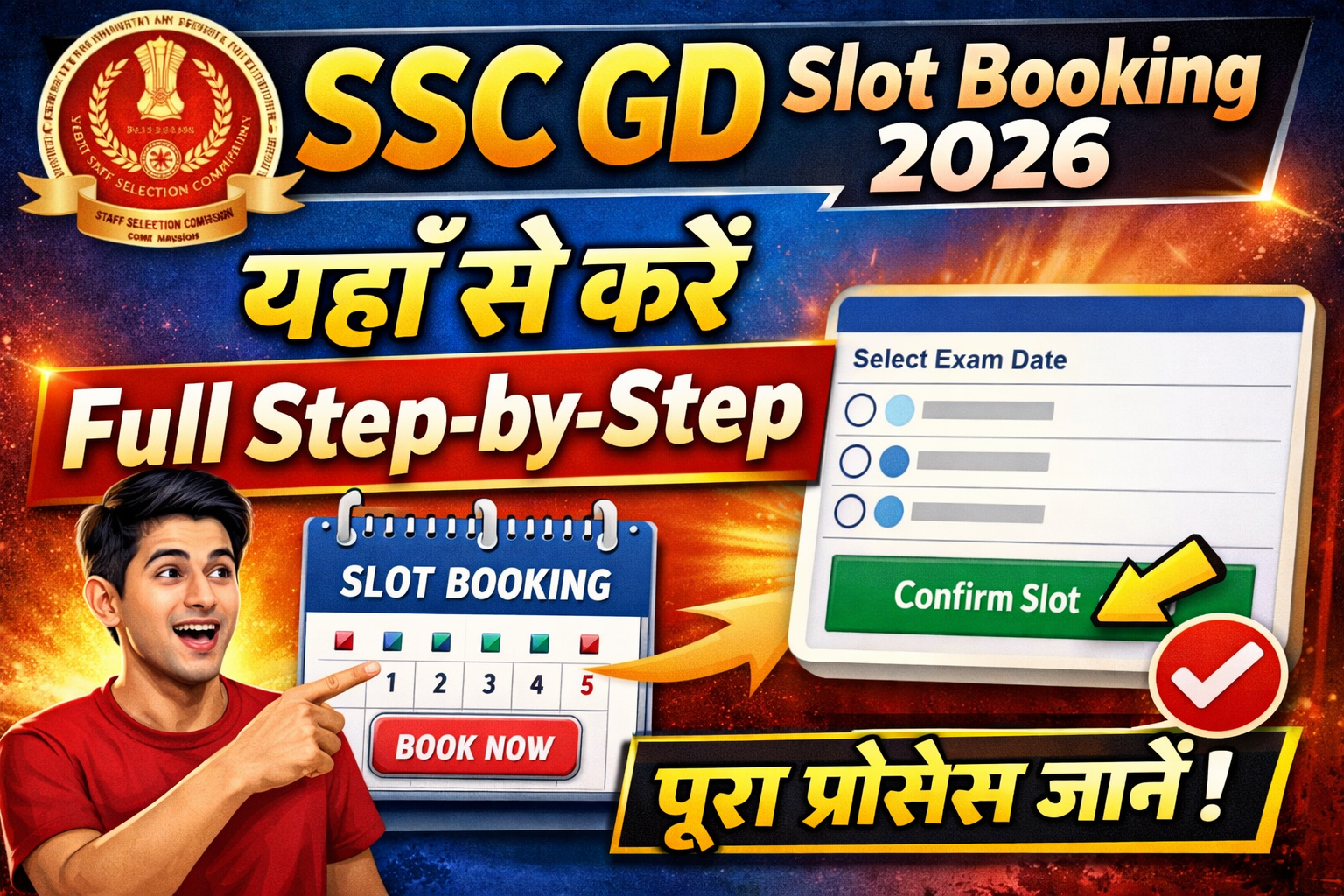 SSC GD Slot Booking 2026