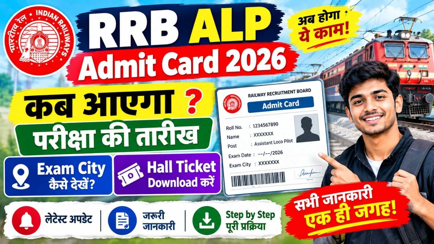 RRB ALP Admit Card 2026